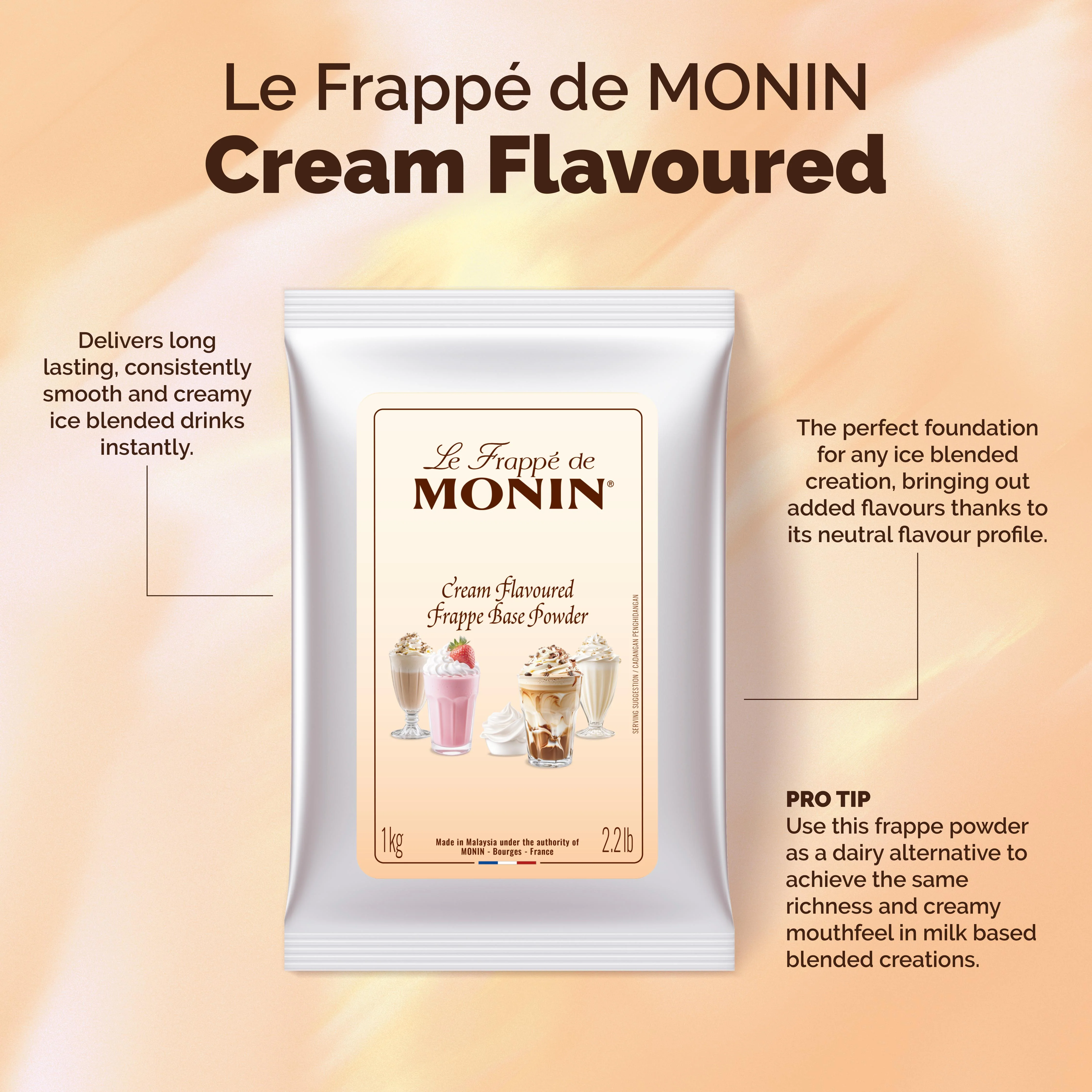 Le Frappé de MONIN Cream Flavoured - Image 2