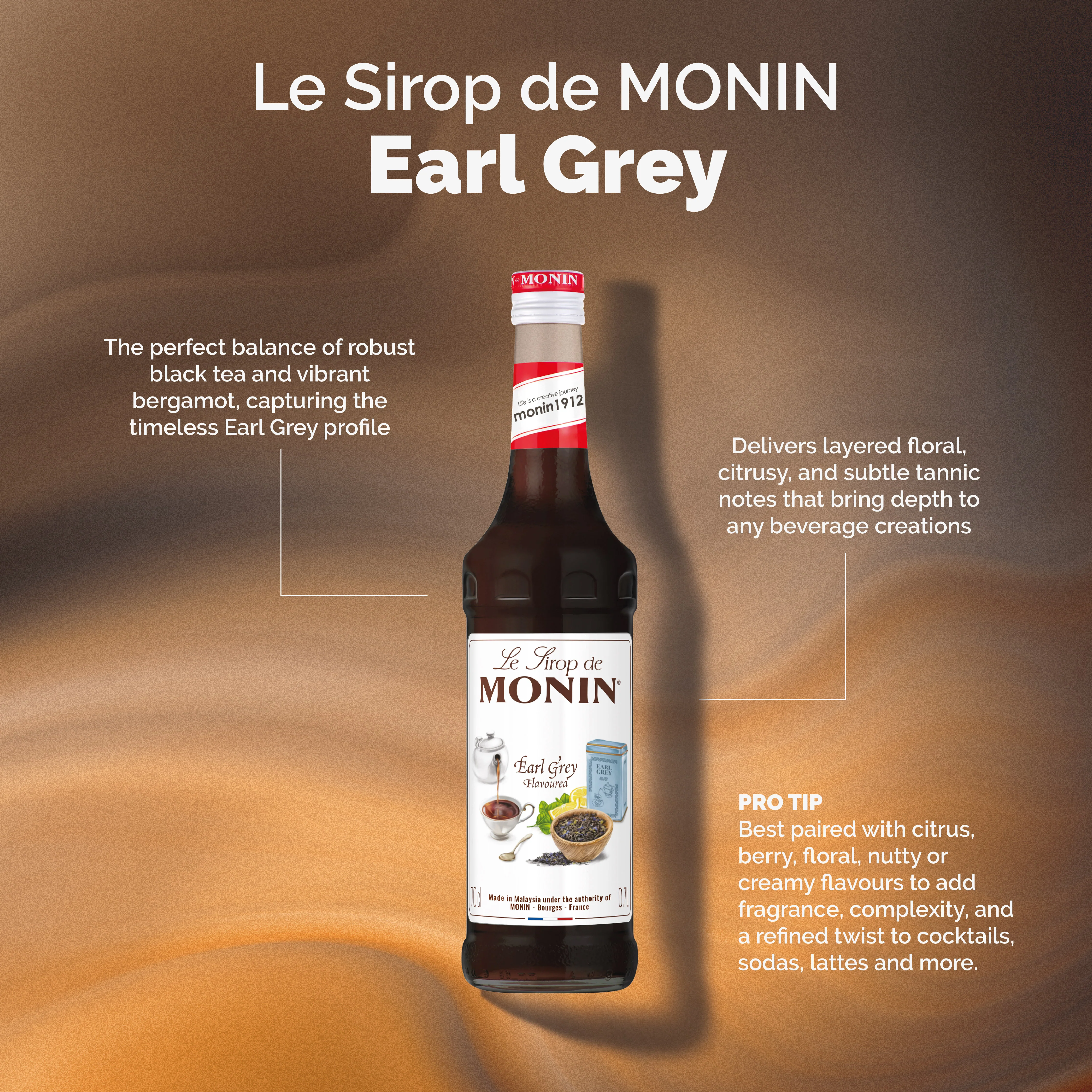 Le Sirop de MONIN Earl Grey - Image 2